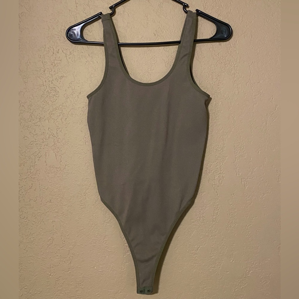 Olive Green Bodysuit